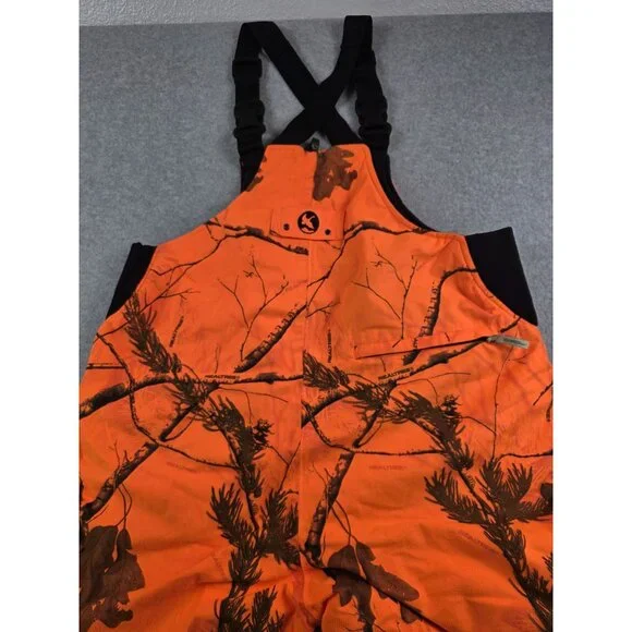 Grander Mountain Men's Realtree Waterproof Tech20 Breathable Orange Camo Jacket - Picture 14 of 16